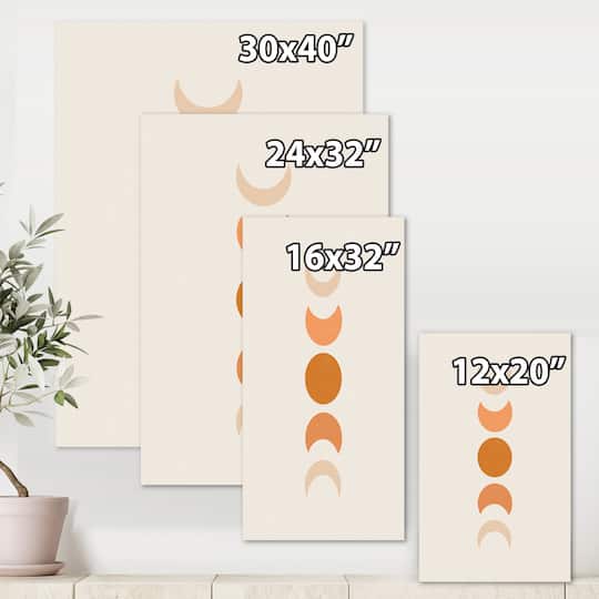 Designart - Minimalist Moon Phases